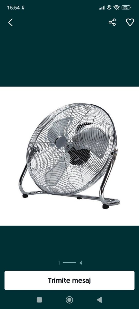 Ventilator inox nou