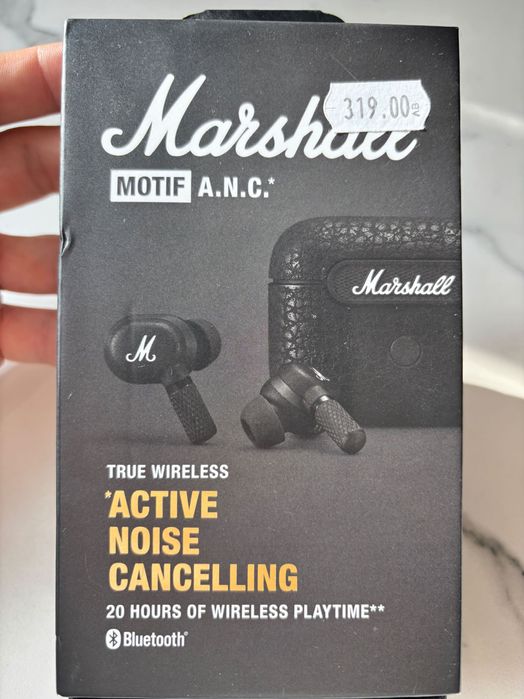 Безжични слушалки Marshall Motif A.N.C.  с гаранция и пълен комплект