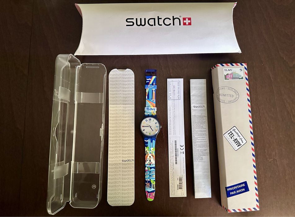 Vând ceas unisex Swatch - Eurovision Tel Aviv Ediție Specială 2019