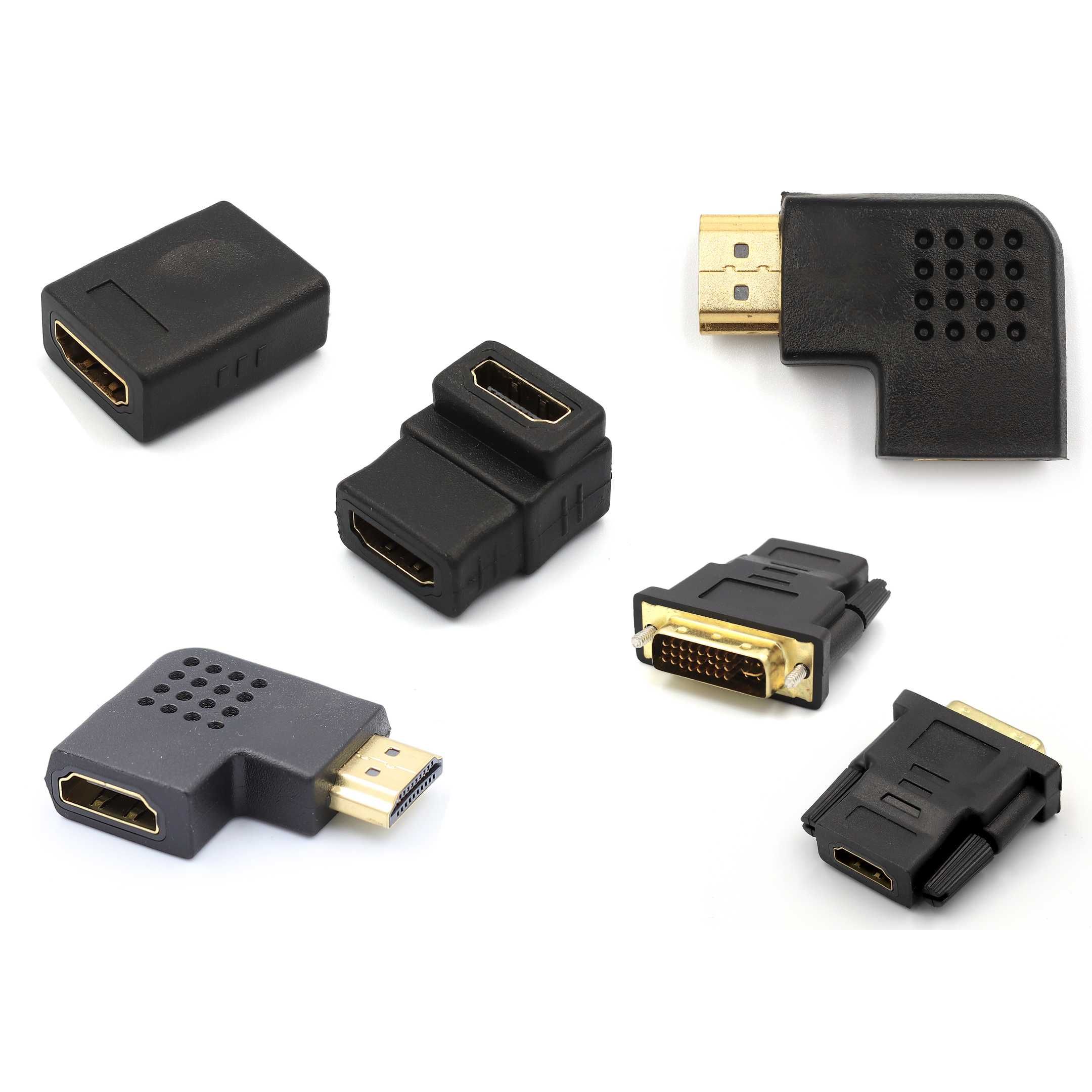 Переходники VGA DVI HDMI Lan Type-C и другие от 500 тенге