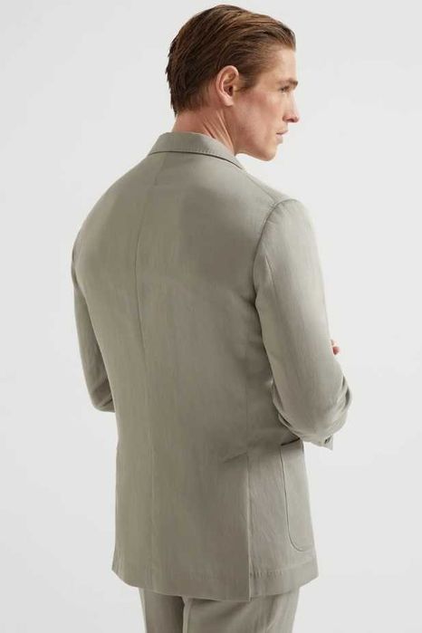 Costum double breasted 46 S de lux Atelier Torino in si bumbac respira