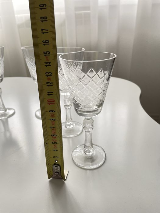 Set de pahare semi-cristal vintage