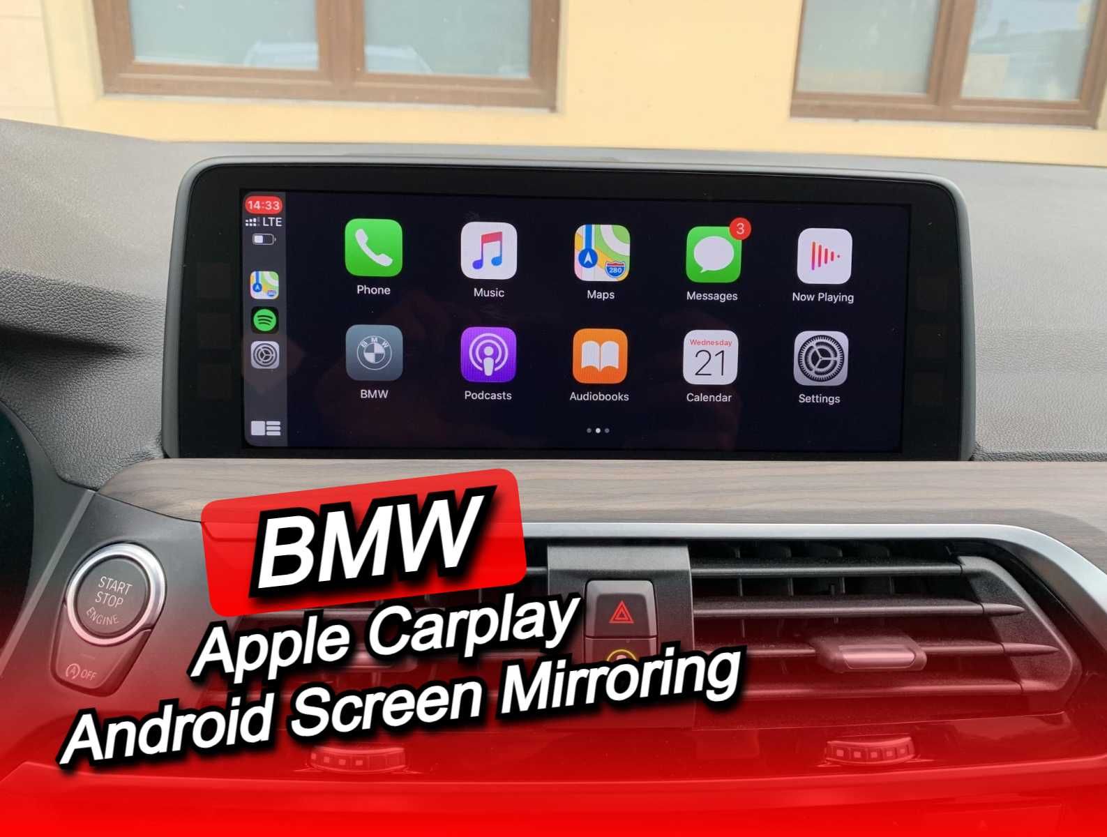 Activare Apple Carplay BMW Waze Google Maps EVO ID5-6