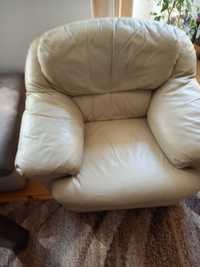 Супер удобен фотьойл от естествена кожа