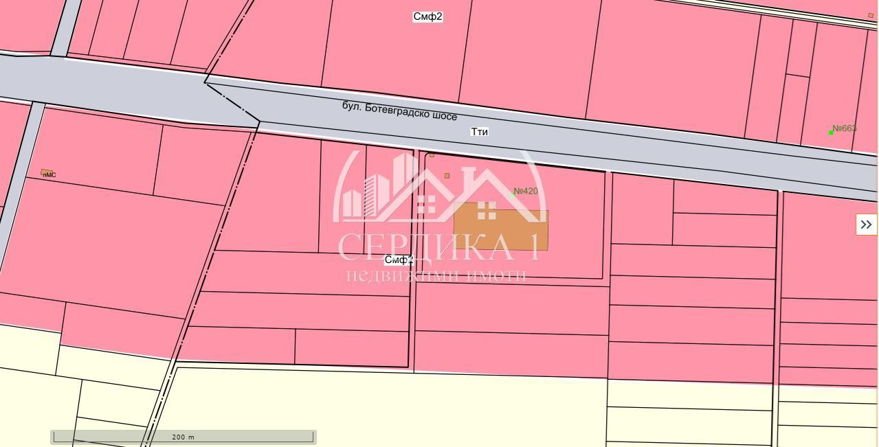Продава се Парцел в с. Долни Богров, Област София-град - 2990 кв.м за 91 €/кв.м - Снимка #3