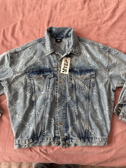 Дамско дънково яке ново