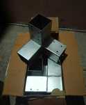 Set 4 conectoare de grinda 70 x 70 mm noi in cutie