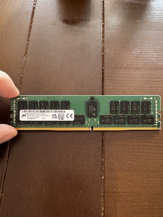 Ram памет 16,32,64 GB ECC