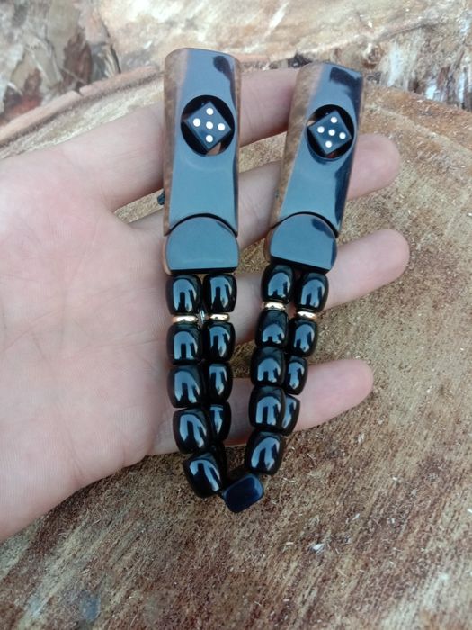 Четки перекидные из эбонита с зариками