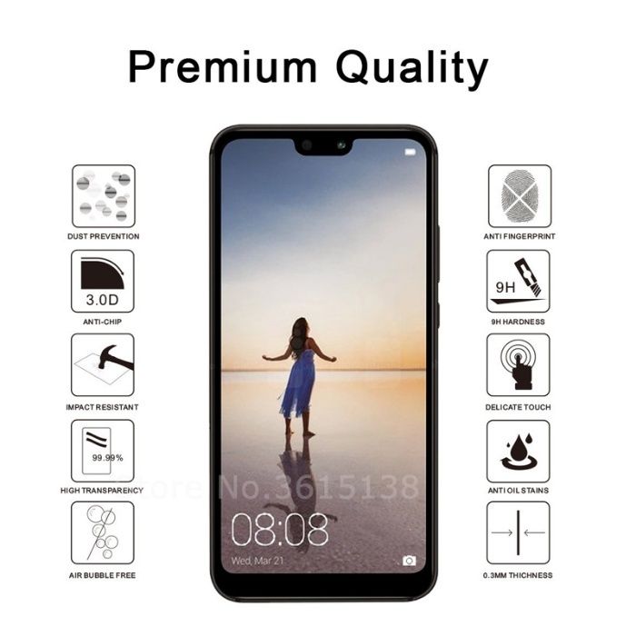 Huawei P20 Lite/PRO - Folie Sticla Series 9D Tempered Glass