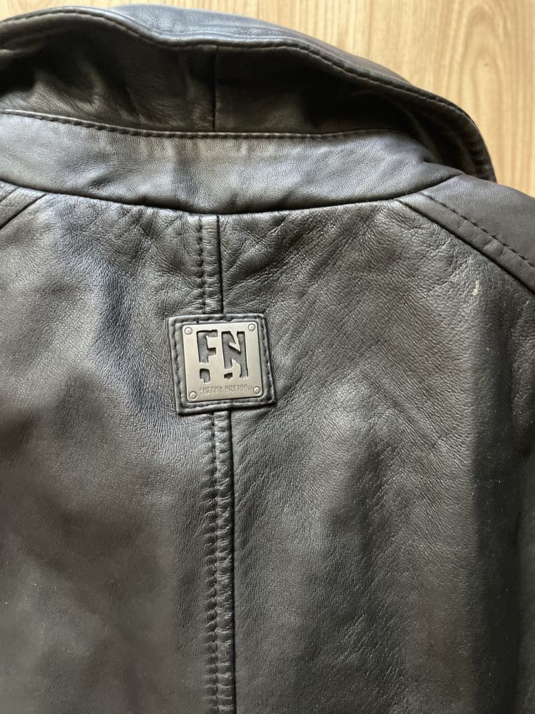 FREAKY NATION Leather JKT/мъжко яке (естествена) кожа М