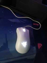 Mouse gaming Razer Deathrader white edition