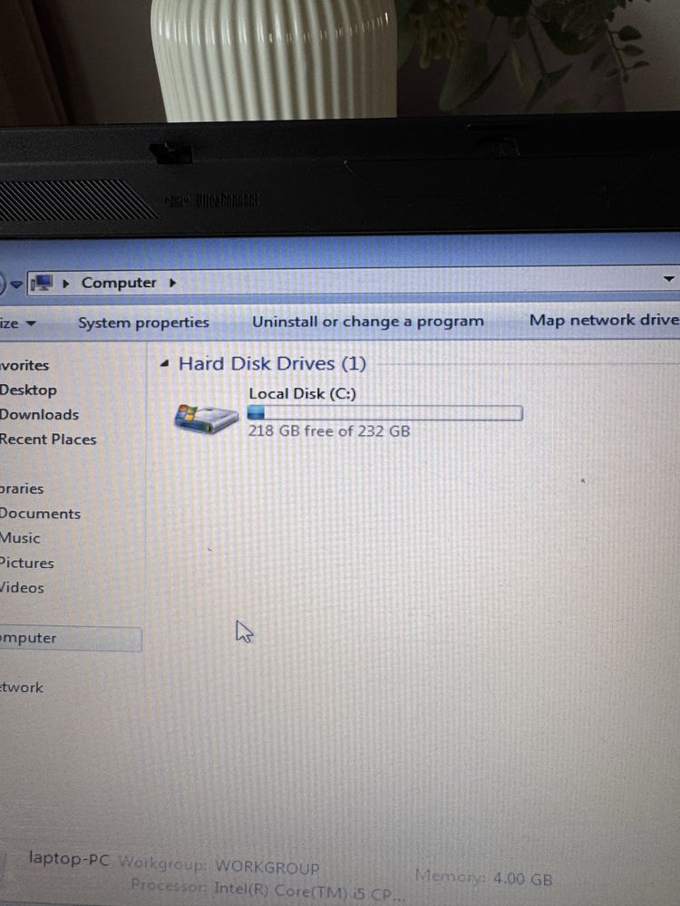 Laptop Lenovo X201 Windows 7 Pro
