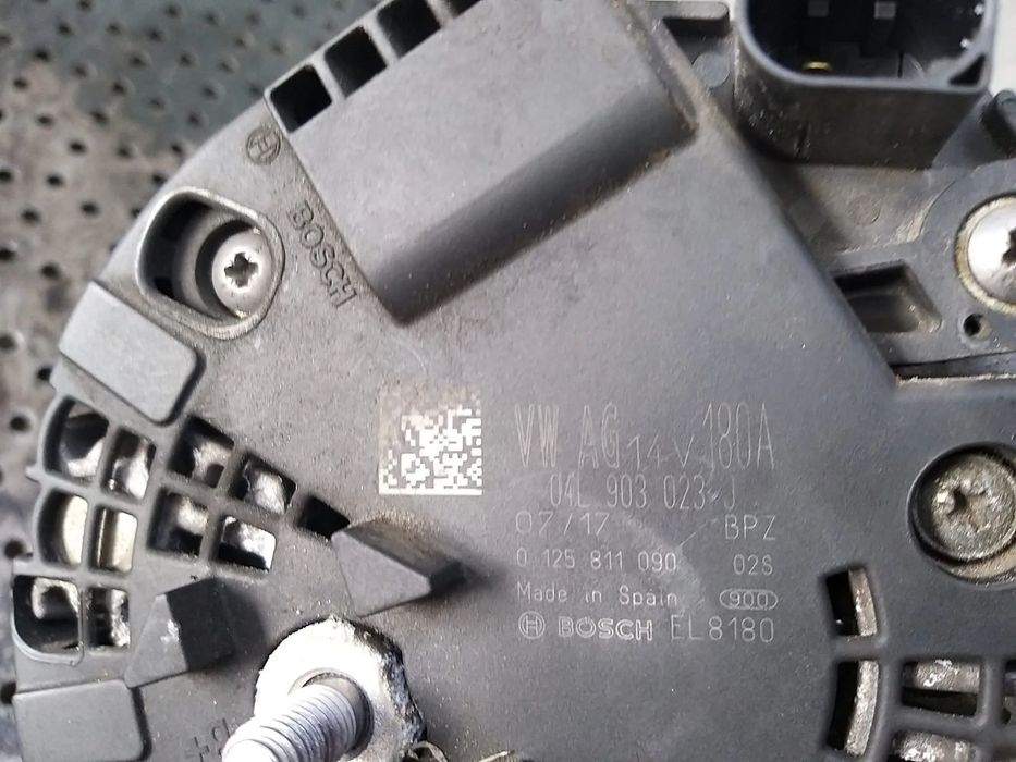 Alternator 2.0 tdi vw golf 7 04l903023j 0125811090