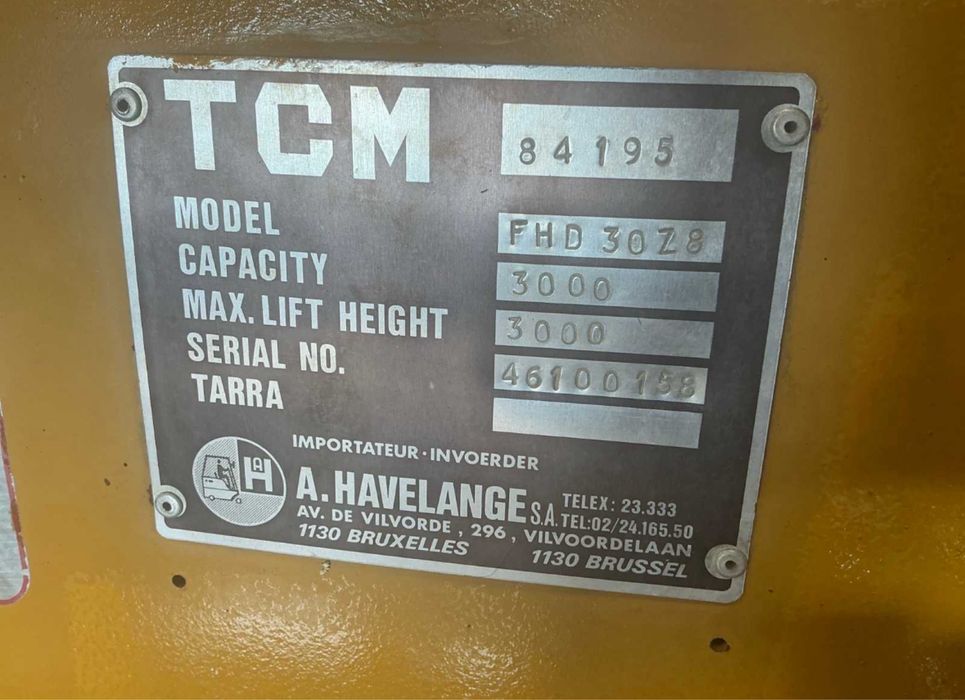 Stivuitor 3T TCM  FHD30Z8