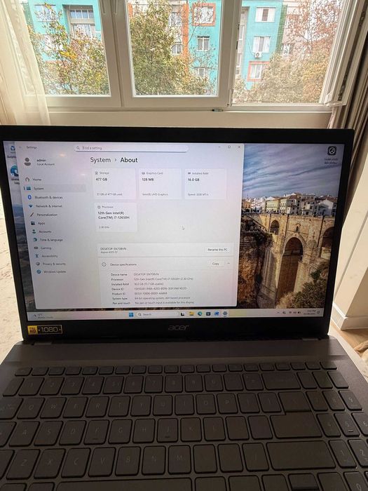Лаптоп Acer Aspire 5 + Windows 11