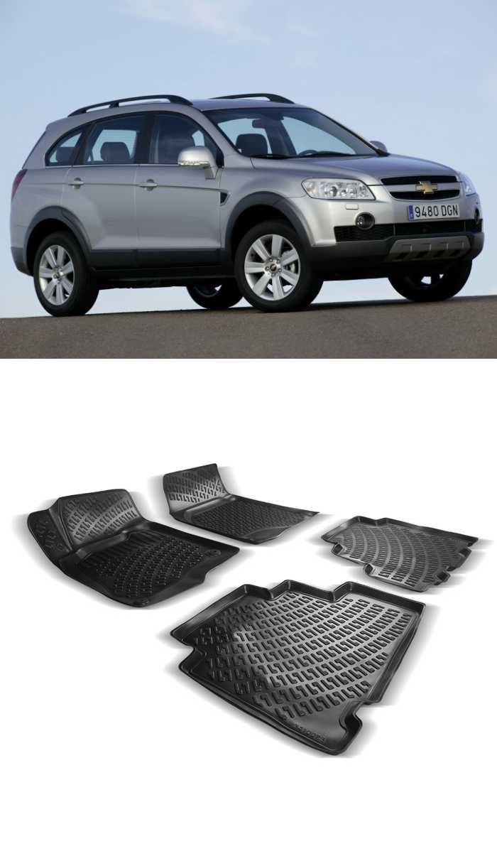 Гумени стелки RizLine съвместими с Chevrolet Captiva 2006-2018