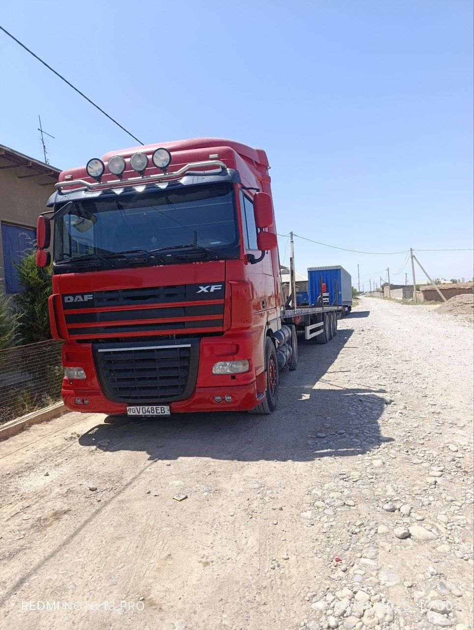 DAF XF EURO 5 + прицеп Сотилади 
Йили: 2007