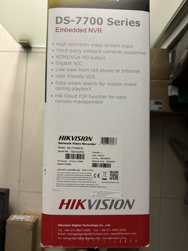 Surveillance Server hibrid Hikvision DS7732NI-I4