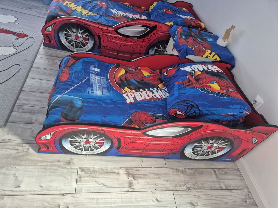 Paturi copii cu spiderman