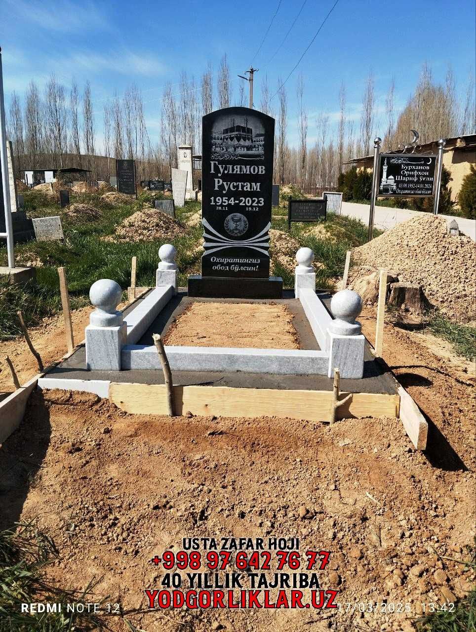 Granit Qabr Toshlari Qashqadaryo  Надгробия Кашкадарья Yodgorliklar.Uz