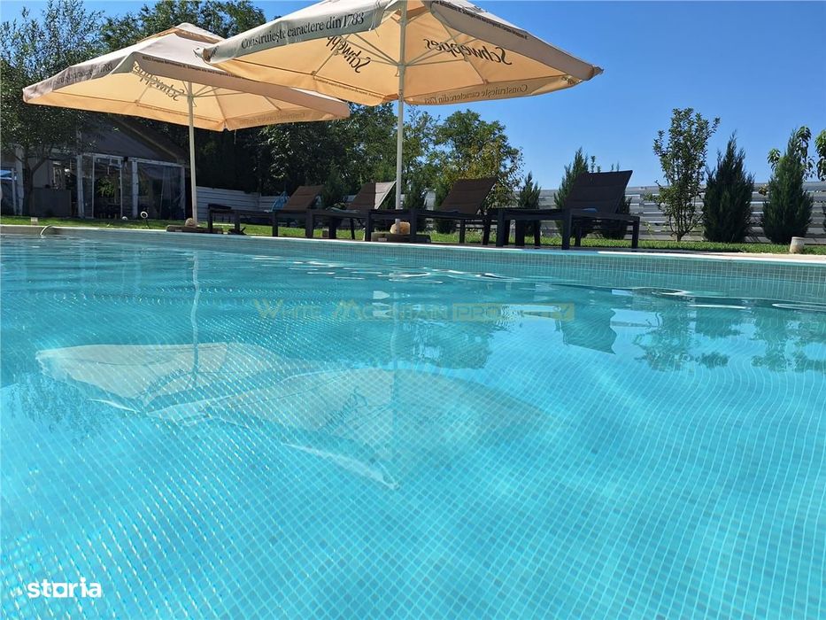 Casa 4 camere, cu piscina, de vanzare, sat Glina