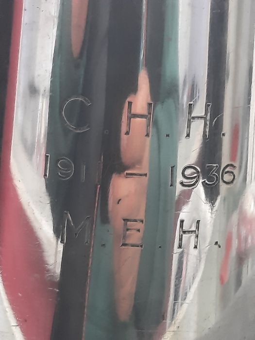 Английска Сребърна чаша тип халба