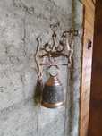 Clopot de perete/de poarta din bronz/H-aprox.42 cm