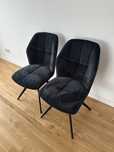 2 Scaune de dining negre