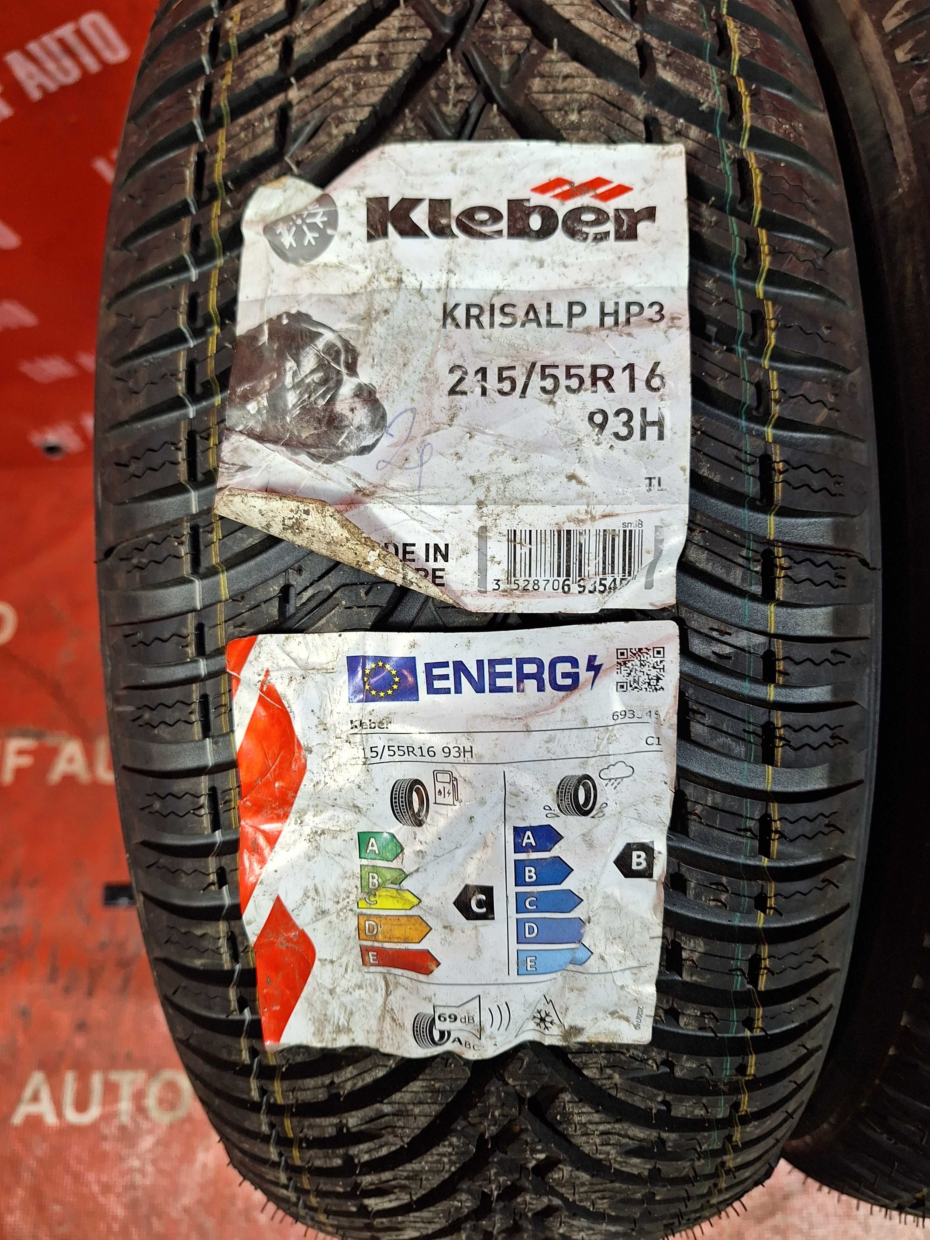 Anvelope de IARNA - 215/55/16 - KLEBER - NOI - DOT 2018 / 2021 !