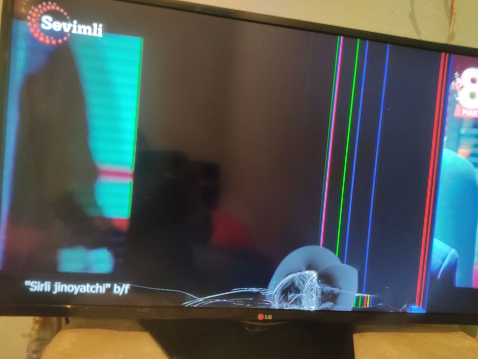 LG  telezor aybi ekran singan