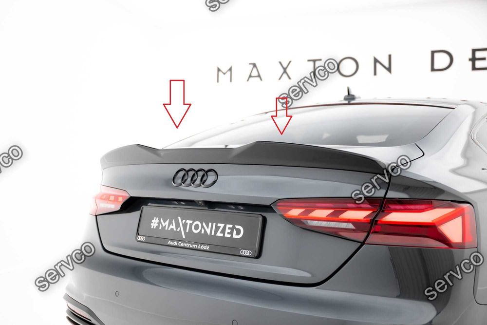 Eleron spoiler cap Audi A5 Sportback F5 2019-2024 v1 - Maxton Design