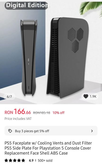 Panouri laterale PlayStation 5 Digital edition