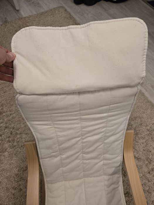 Fotoliu pentru copii IKEA POÄNG alb