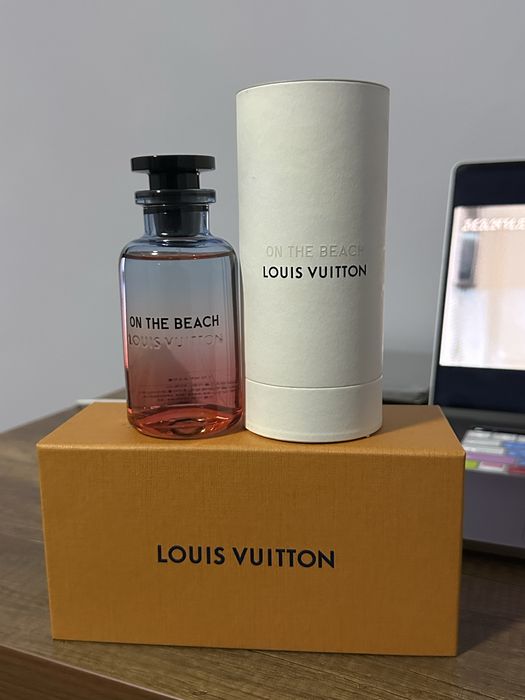 Louis vuitton parfume on the beach