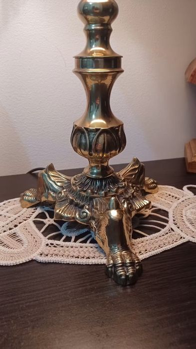 Veioză din alamă brută