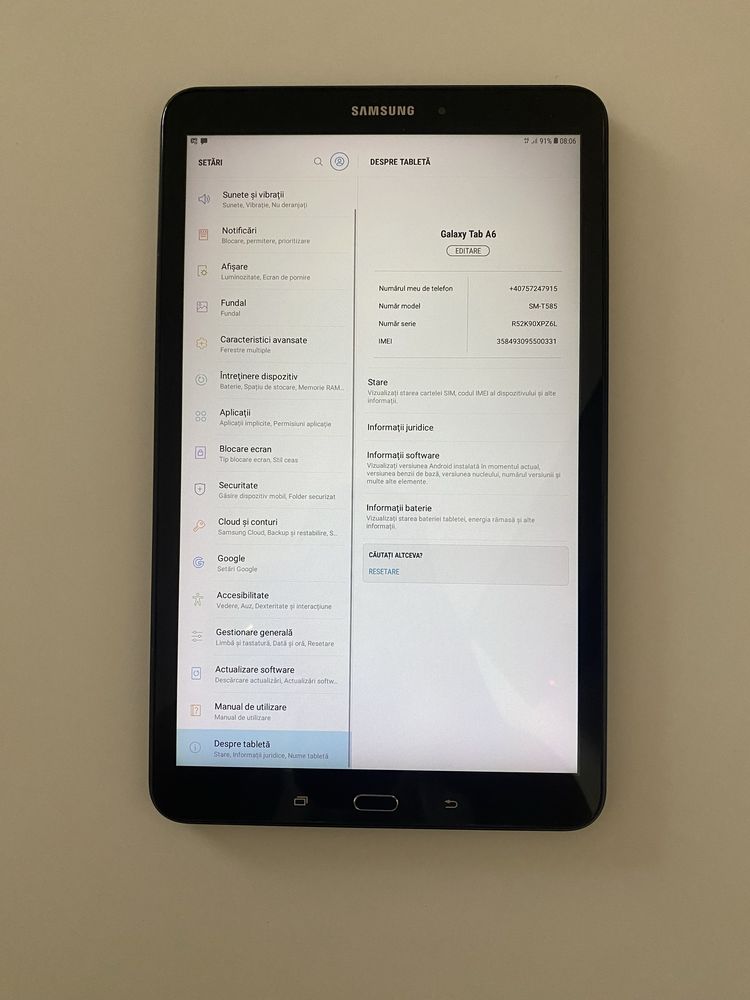 Samsung Tab T585 SIM A6