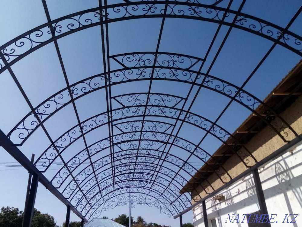 Naves perila reshotka Eshig ferma Металлоконструкци Ворота Ферма навес