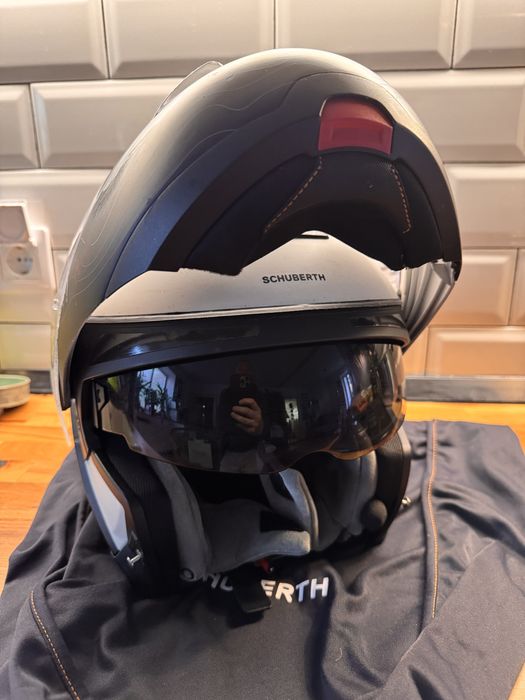 schuberth c4 pro magnitudo xl adventure flipup casca
