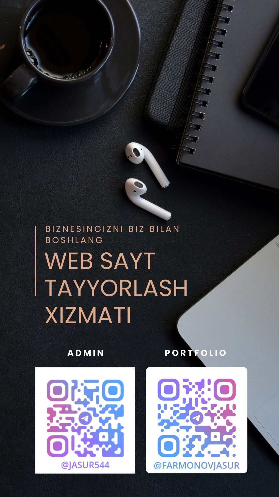 Web sayt tayyorlash