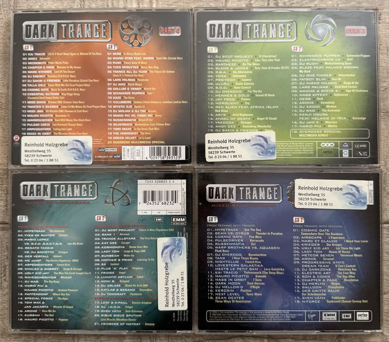 Cd-uri trance Hypertraxx - Dark Trance / Dj Shog - Technics DJ Set