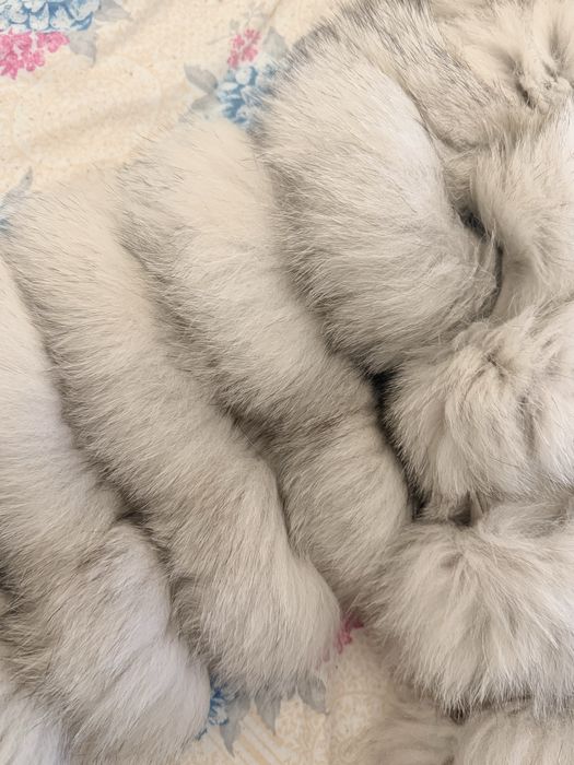 Дамско яке естествен пух