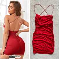 Червена рокля Shein