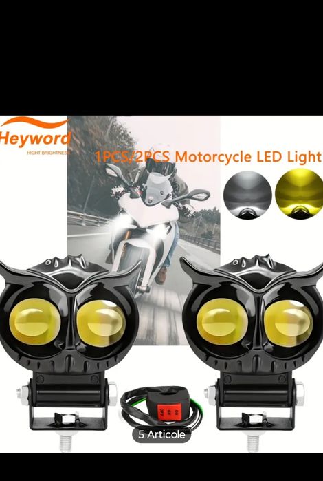 Set 2 x Proiectoare auto LED, 120W per set