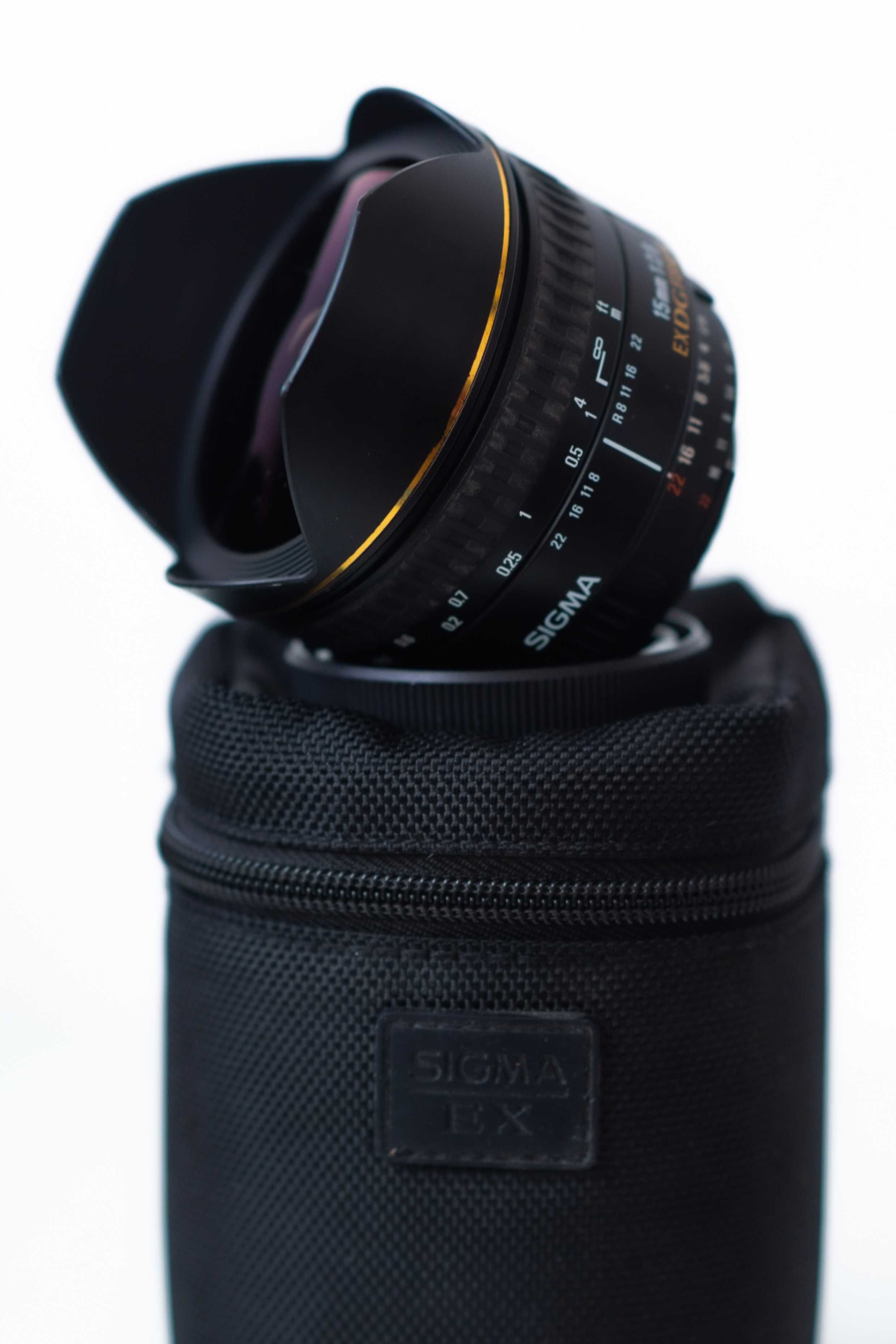 De colectie! Obiectiv pt. Nikon SIGMA 15mm f2.8 EX Fisheye FullFrame