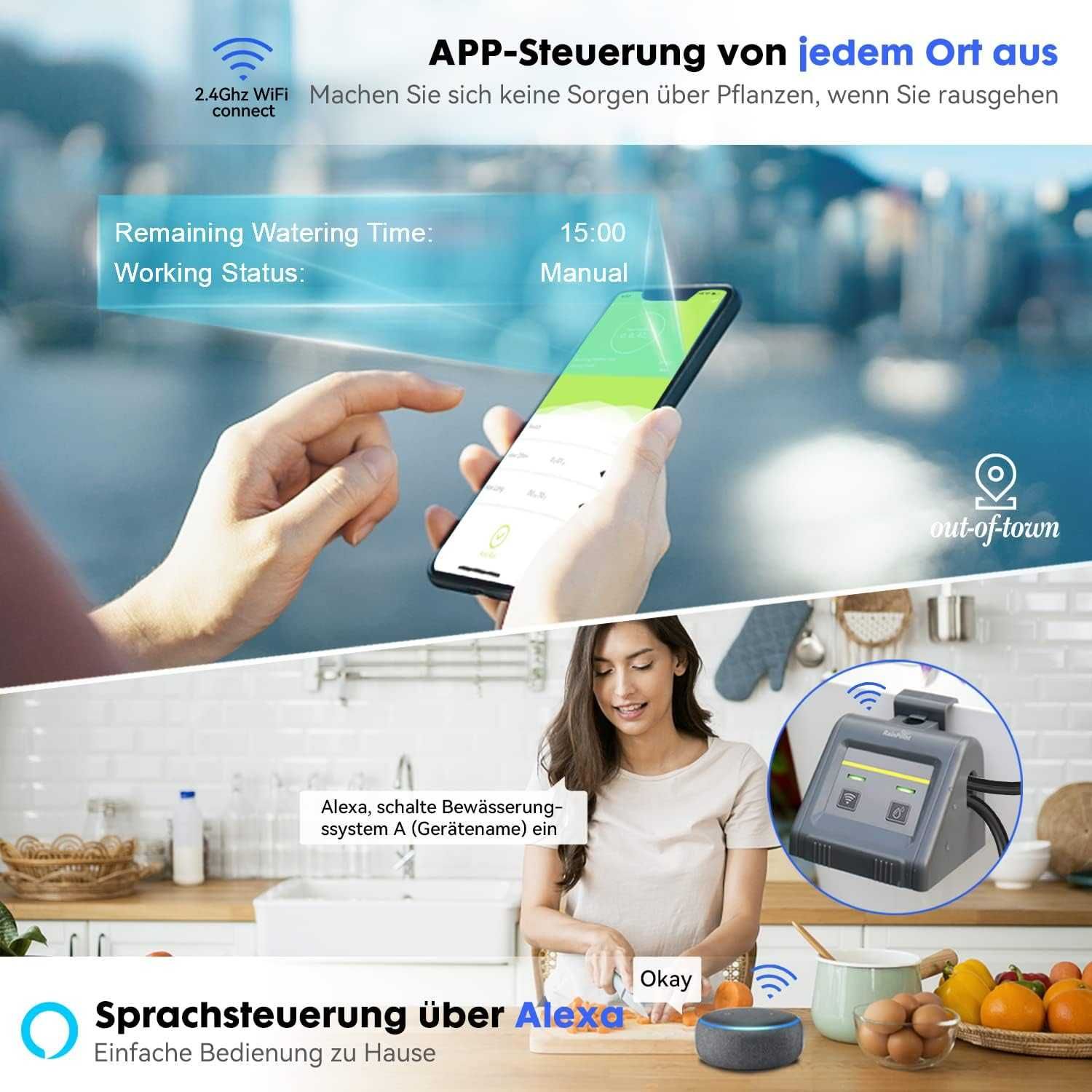 WiFi система за автоматично напояване RAINPOINT