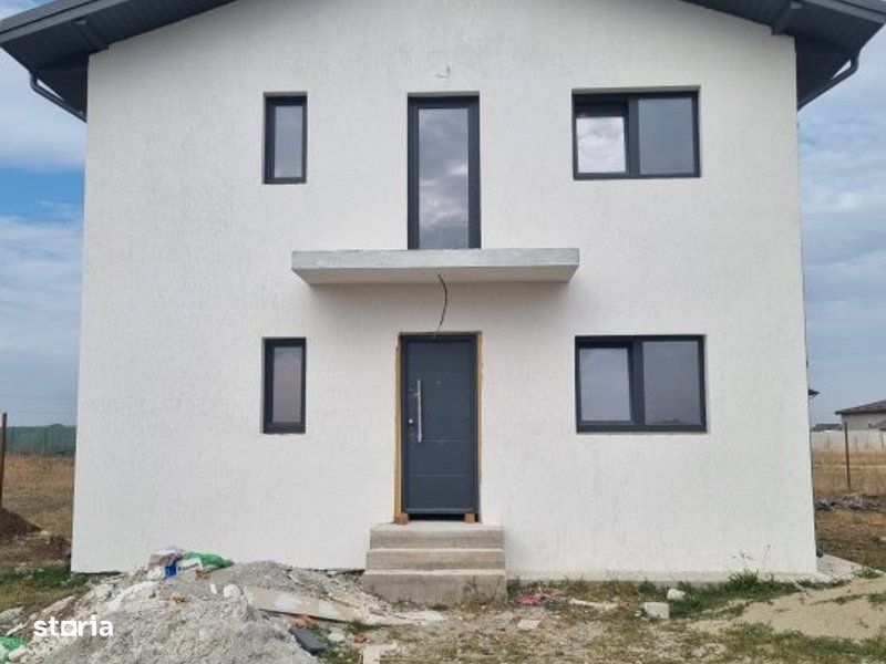 vila semifinisata 4cam/3bai/incalzire pardos-pompa caldura/com.Berceni