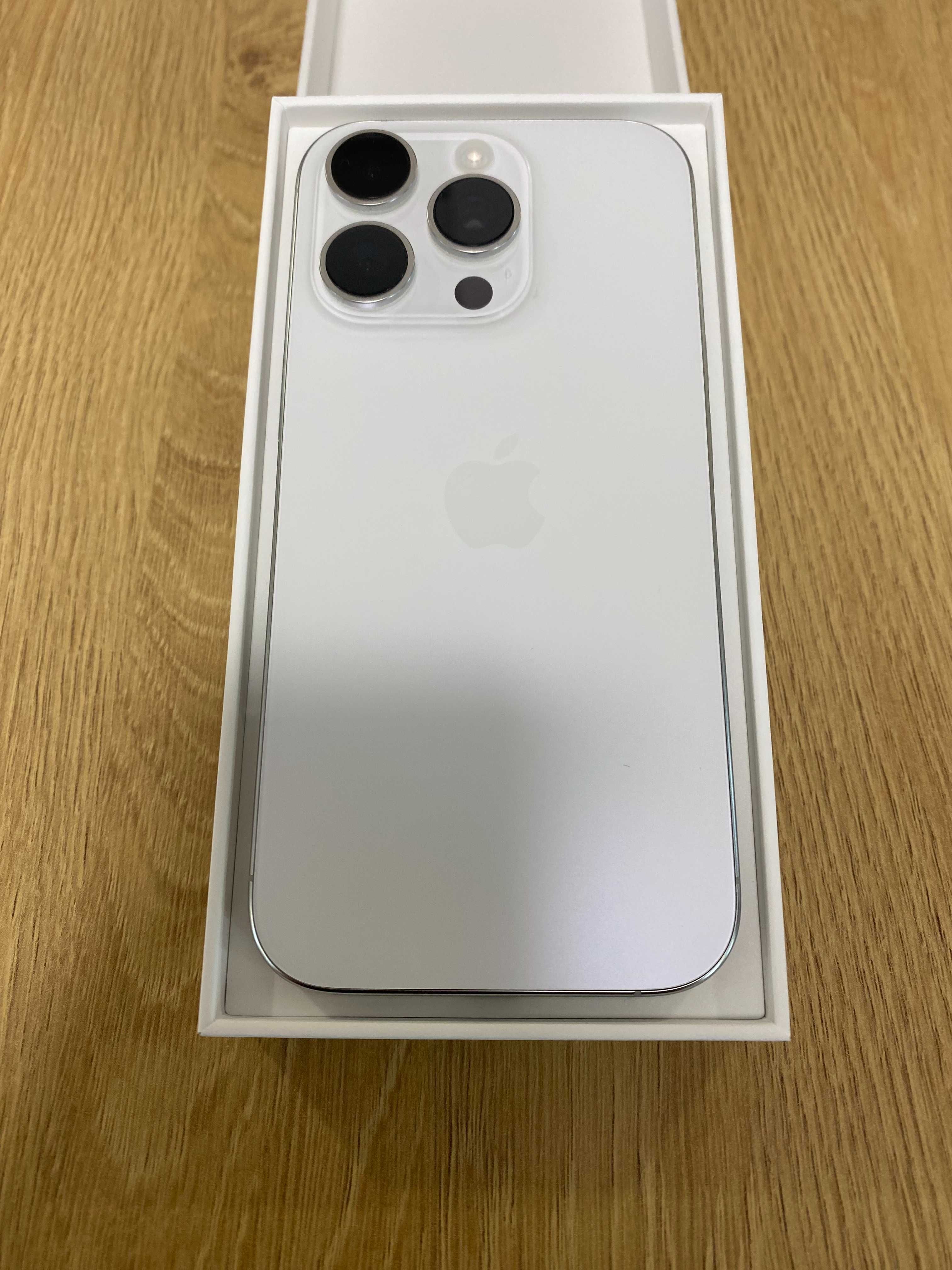 НОВ !!! Apple iPhone 16 Pro, 128GB, 5G, White Titanium, 100%