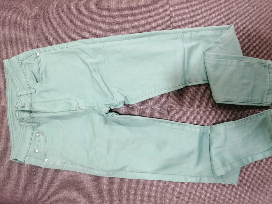 Цветни дамски дънки S размер