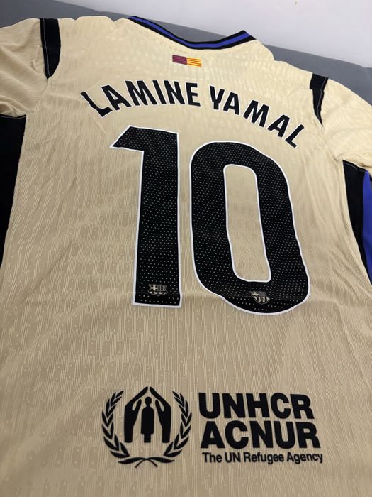 tricou fotbal jersey Barcelona Lamine Yamal 10 away 25/26